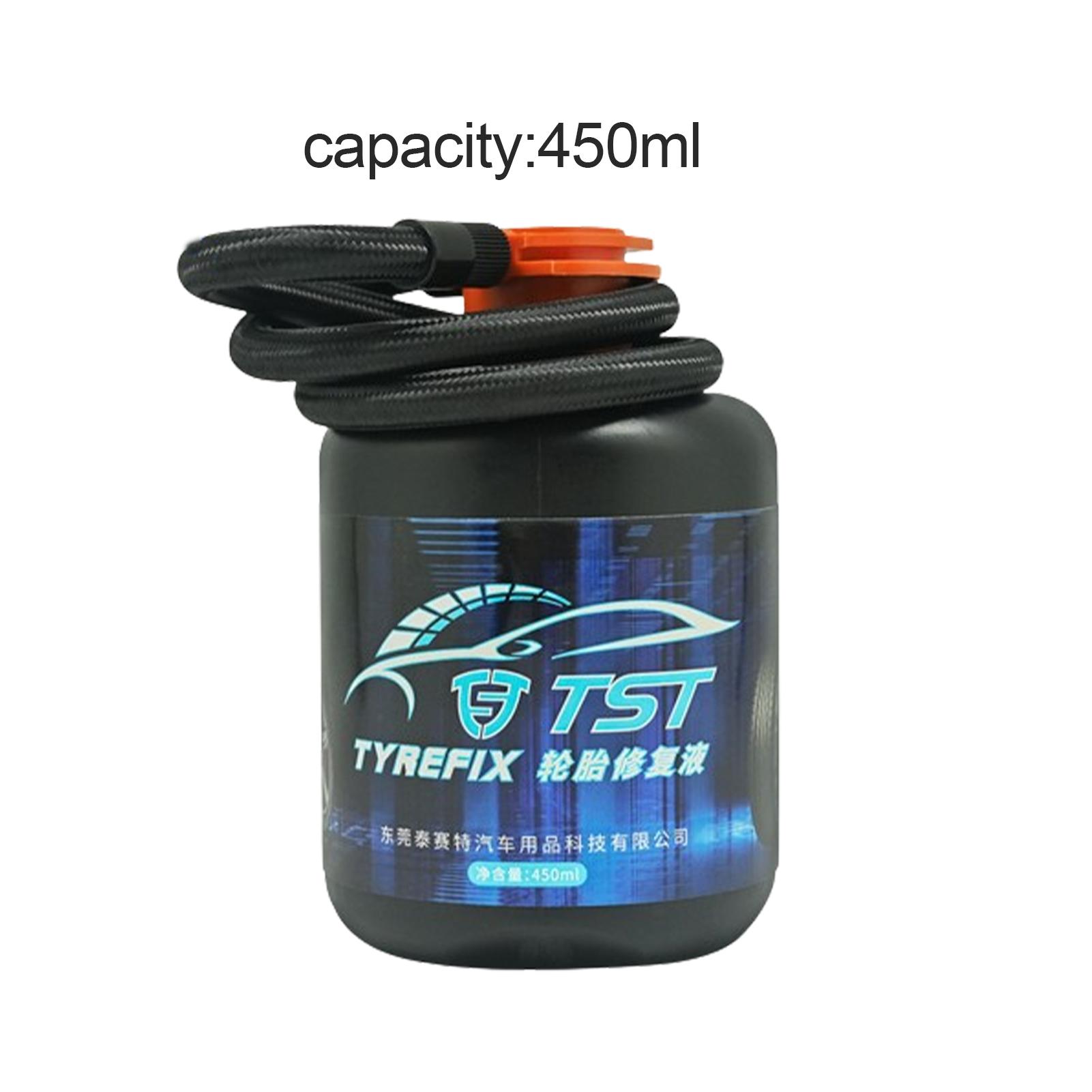 Tire Repair Fluid 450ml Tire Repair Sealant Automatic Inflatable tyre Repair tools for car motocycle truck bicycle bike vehicle