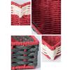 Heart Shaped Basket for Bread Or Snacks Display Decorative Fruit and Vegetable Organizer Kitchen Organization Tool