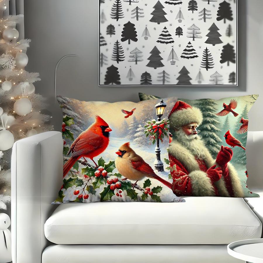 New Throw Pillow Cover Christmas Home Decoration Christmas Snowflake Pillow Cover Living Room Sofa Cushion Cover
