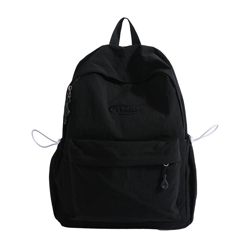 Minimalistischer leichter Rucksack für Damen - Vielseitige Unifarbe für Reisen und Schule (2025)