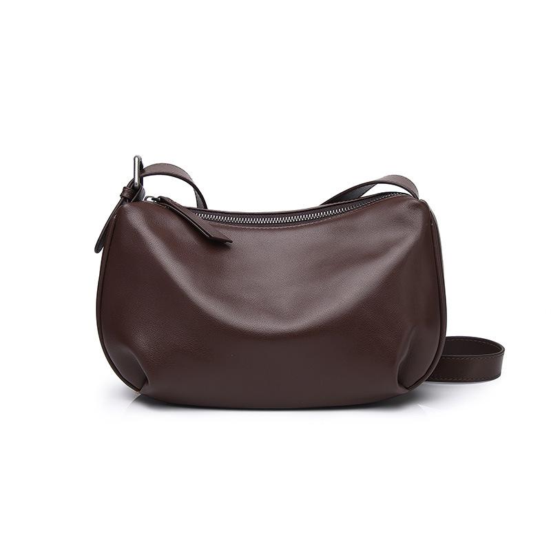 

Women s Versatile Retro Cowhide Crossbody Shoulder Bag - Large Capacity Everyday Style
