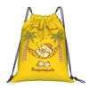 Custom P-Pompompurines Drawstring Bag for Shopping Yoga Backpacks Men Women Cute Dog Sports Gym Sackpack