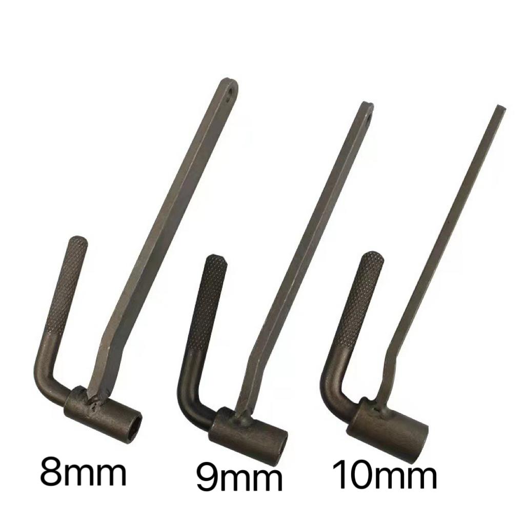 Motorcycle Engine Valve Adjustment Tool Square Hexagon Socket T Spanner Valve Screw Wrench 3/3.5/4mm 8mm 9mm 10mm For GY6 Scoote Engine Valve Parts 7