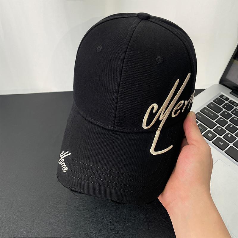 American Retro Baseball Cap With Embroidered Letter Design For Casual Street Wear