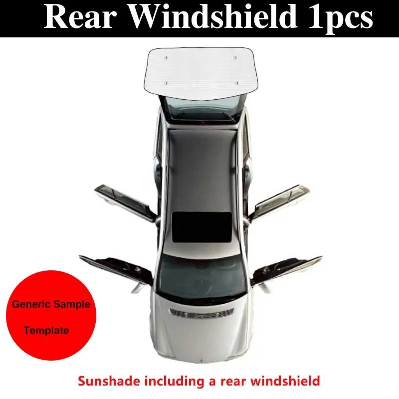 

For Trumpchi GAC GS8 2024 Accessories ~ Car Windshield Visor Full Window Sun Protection Anti-UV Shaby Sunshades Stickers Rear Windshield