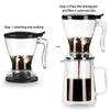 Large Capacity 650ML Glass Coffee Filter System Drips Filter Cup & Sharing Pot Perfect For Entertaining Guests At Homes