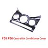 For MINI Cooper Hatchback F56 Whole Inner Carbon Fiber Texture Sticker Cover Handle Vent Console Panel Housing Case Accessories