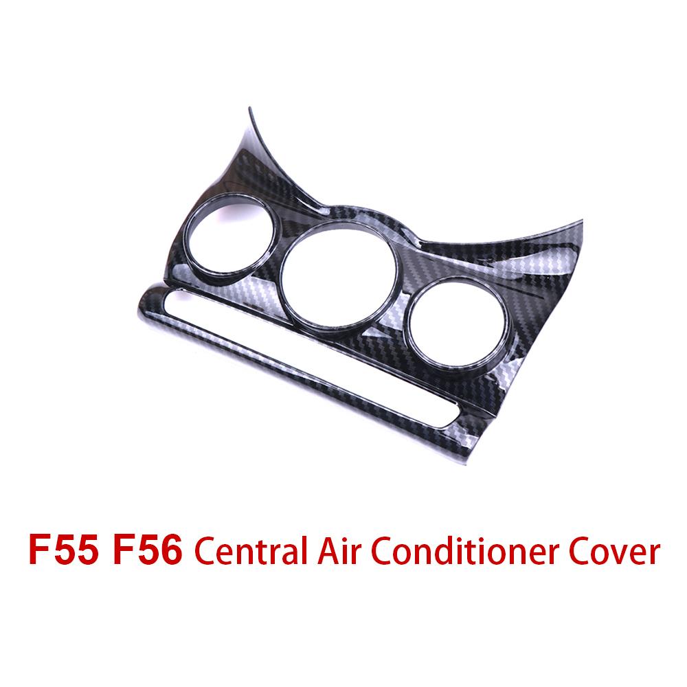 For MINI Cooper Hatchback F56 Whole Inner Carbon Fiber Texture Sticker Cover Handle Vent Console Panel Housing Case Accessories