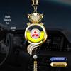 Crystal Rearview Mirror Air Freshener: Long-lasting Fragrance Pendant for Car Interior Decoration