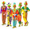 Déguisement Clown Halloween Clown de Cirque Carnaval Homme Adulte Tenue de Spectacle