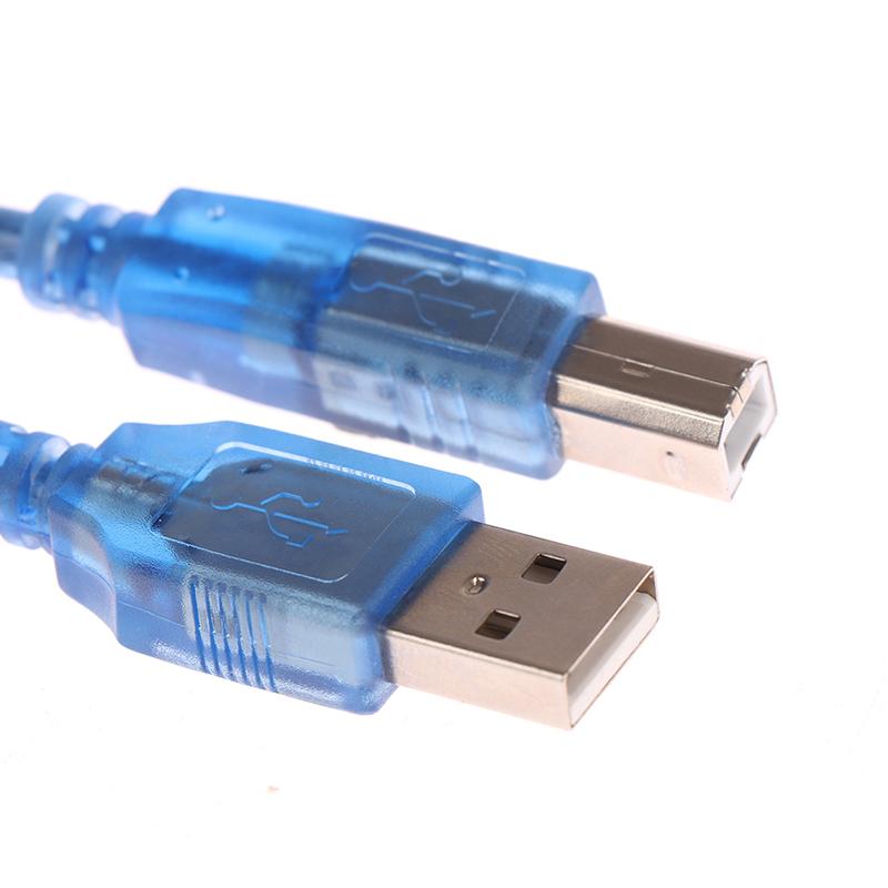 0.3/0.5/1/1.5M USB 2.0 A típusú apa - B típusú apa nyomtató kábel rövid kábel