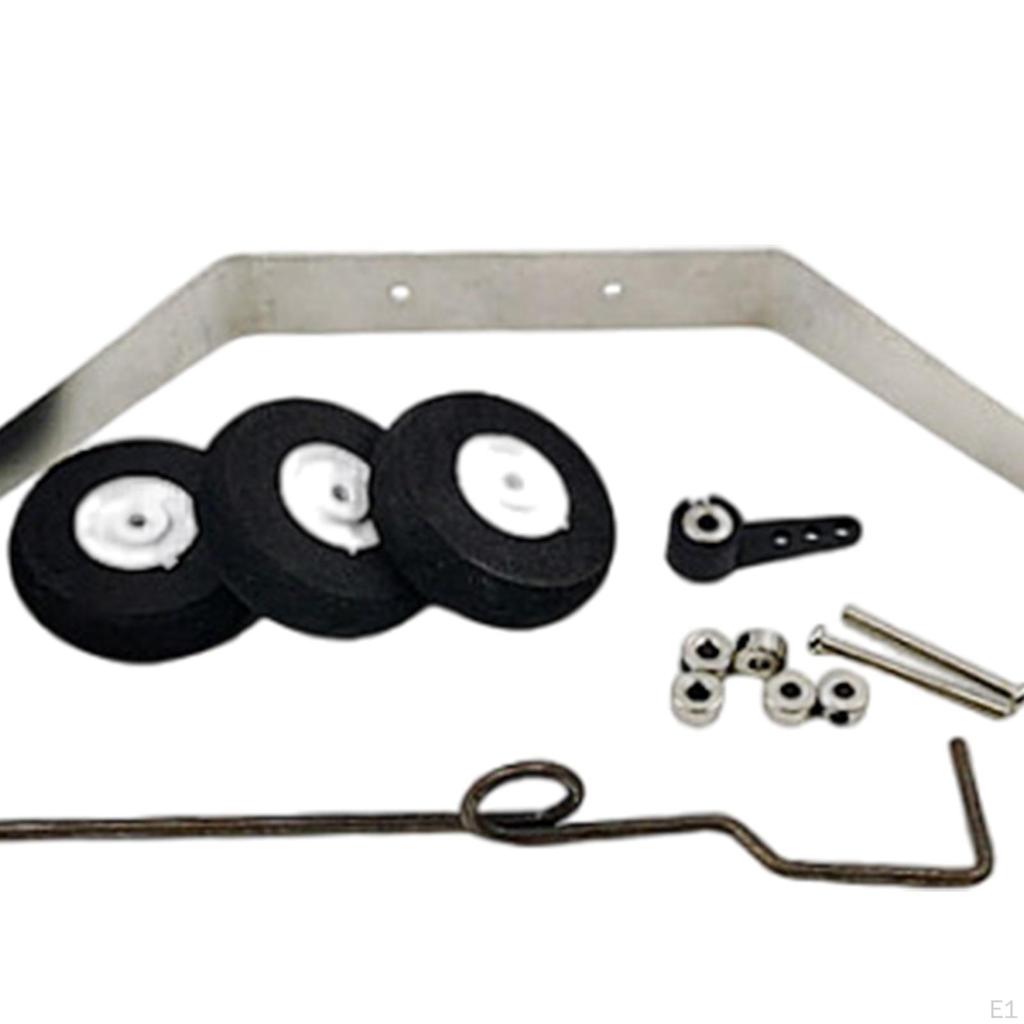 RC Aircraft Landing Gear Set, Glider Accessory Attachment Replaces for Fixed Wing