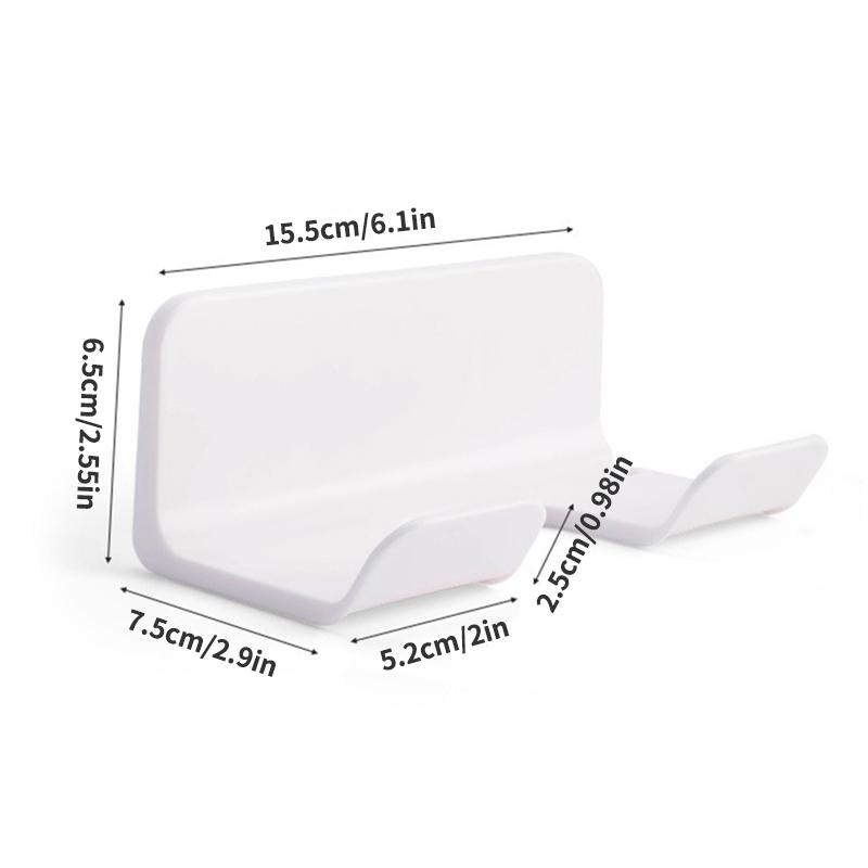 Hair dryer placement rack, no-drill bathroom wall-mounted storage rack, wall storage bracket, hair dryer