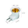 1PC E27 EU Plug Lamp Light Holder Base Socket Converter Adapter with Control Switch