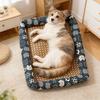 Summer Cooling Mat for Small Dogs Cats Breathable Pet Bed Pad Washable Anti Slip Dog Cat Bedding Portable Floor Cushion