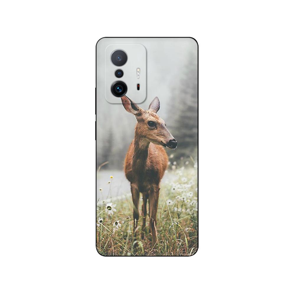 Pro Xiaomi 11T Pouzdro Pro Xiaomi 11T Pro Měkké pouzdro Silikonový Telefon Zadní kryt Xiaomi11T mi 11 T 11TPro coque 6,67palcový černý tpu obal