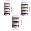 Stackable Food Insulation Cover Dust Proof Portable for Home Kitchen Storage Box