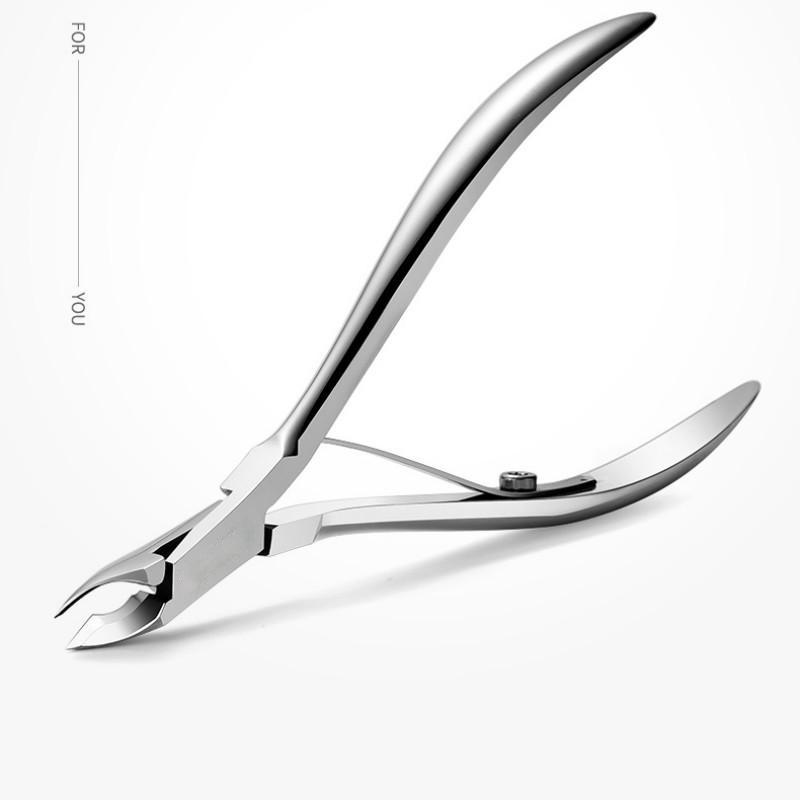 

1 шт., кусачки для ногтей со скошенной кромкой, резак для вросших ногтей, защита от брызг, коррекция паронихии, инструмент для педикюра, маникюра, ножницы для отшелушивания пальцев