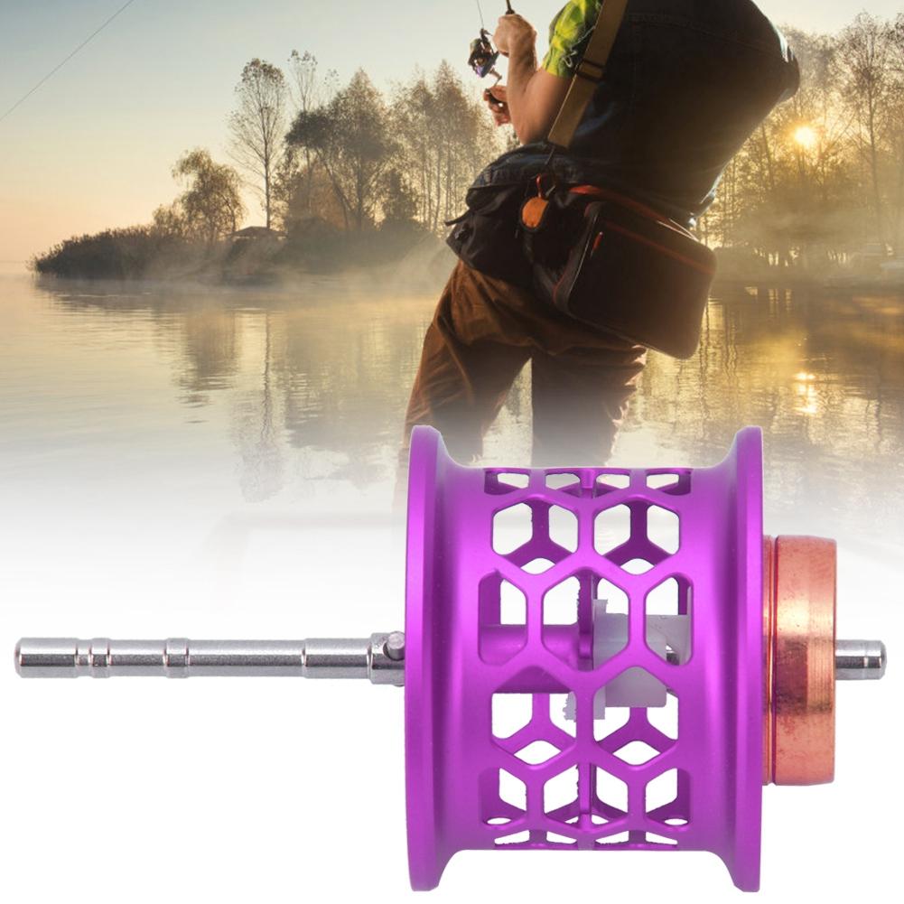 Aluminum Alloy Modified Wire Cup DIY Fishing Lure Baitcast Reel Fish Reels Accessorypurple