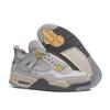 AJ4 Men's & Women's White Cement, Hot Lava, and University Blue Basketball Shoes