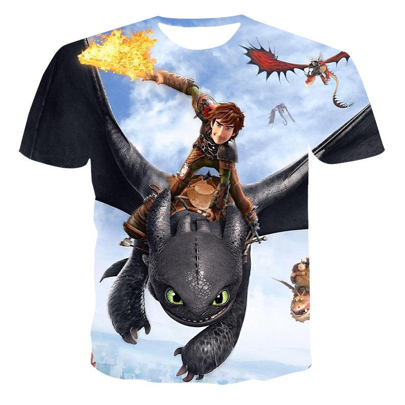 Summer Round Neck 3D Various Animals Print Top Fashionable Casual Short Sleeved Men's T-shirts