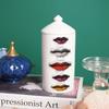 European Style White Ceramic Storage Jar Candles Jewelry Makeup Home Decor