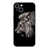 Black Tpu Case For Vivo Y21 Y51A 2021 Y21S Y33S Y51 2020 Y51S Y53s 4G Y72 5G Back Cover Animals The Lion