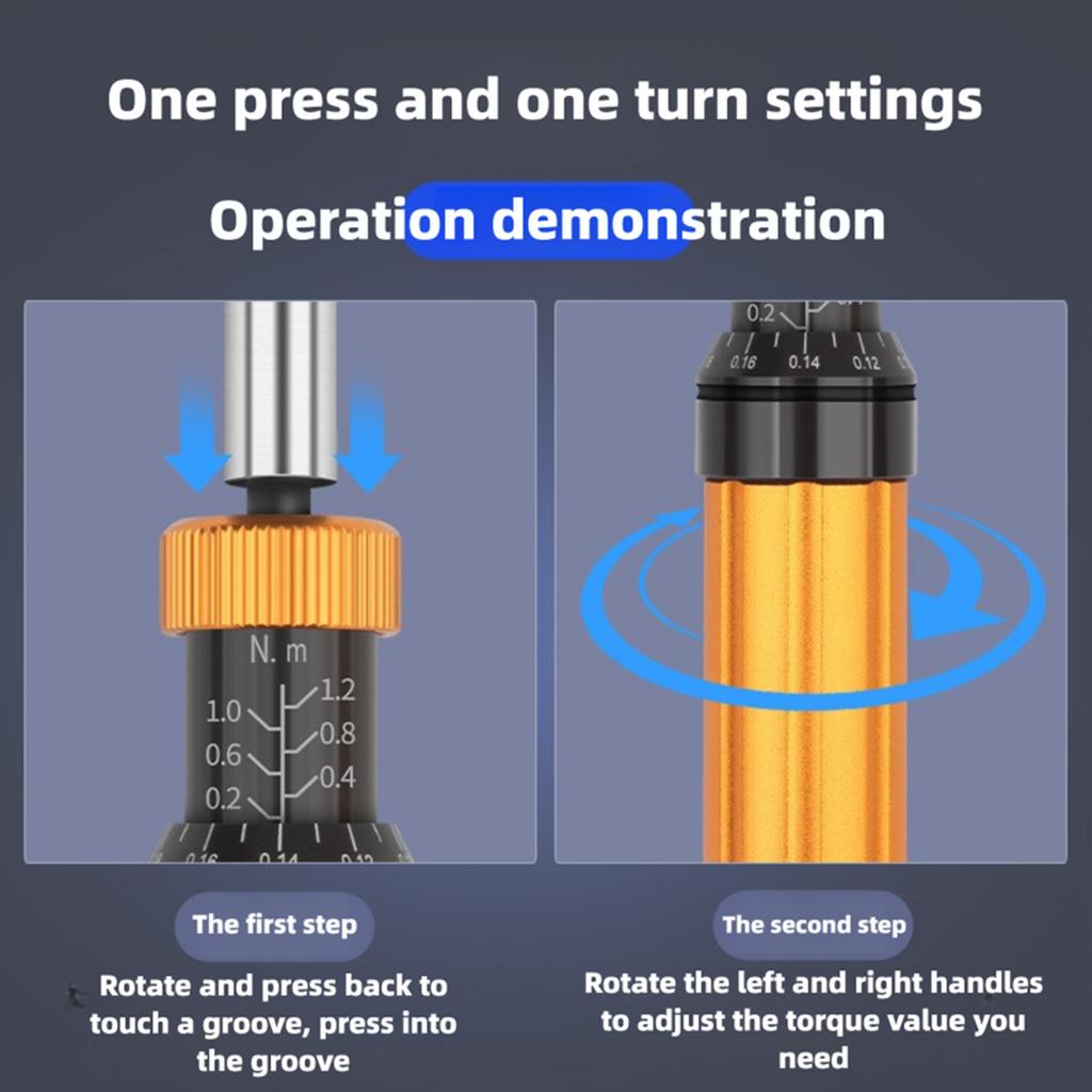 Preset Torque Screwdriver Digital Torque Batch Idling Adjustable Fastening Torque Screwdriver Multi-function Screwdrivers Tool