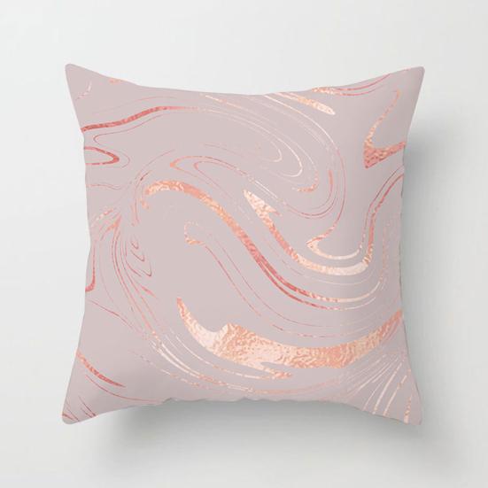 Stylish Pillow Case Replacement Comfortable 45x45cm Abstract Geometric Throw Cushion Cover for Sofa