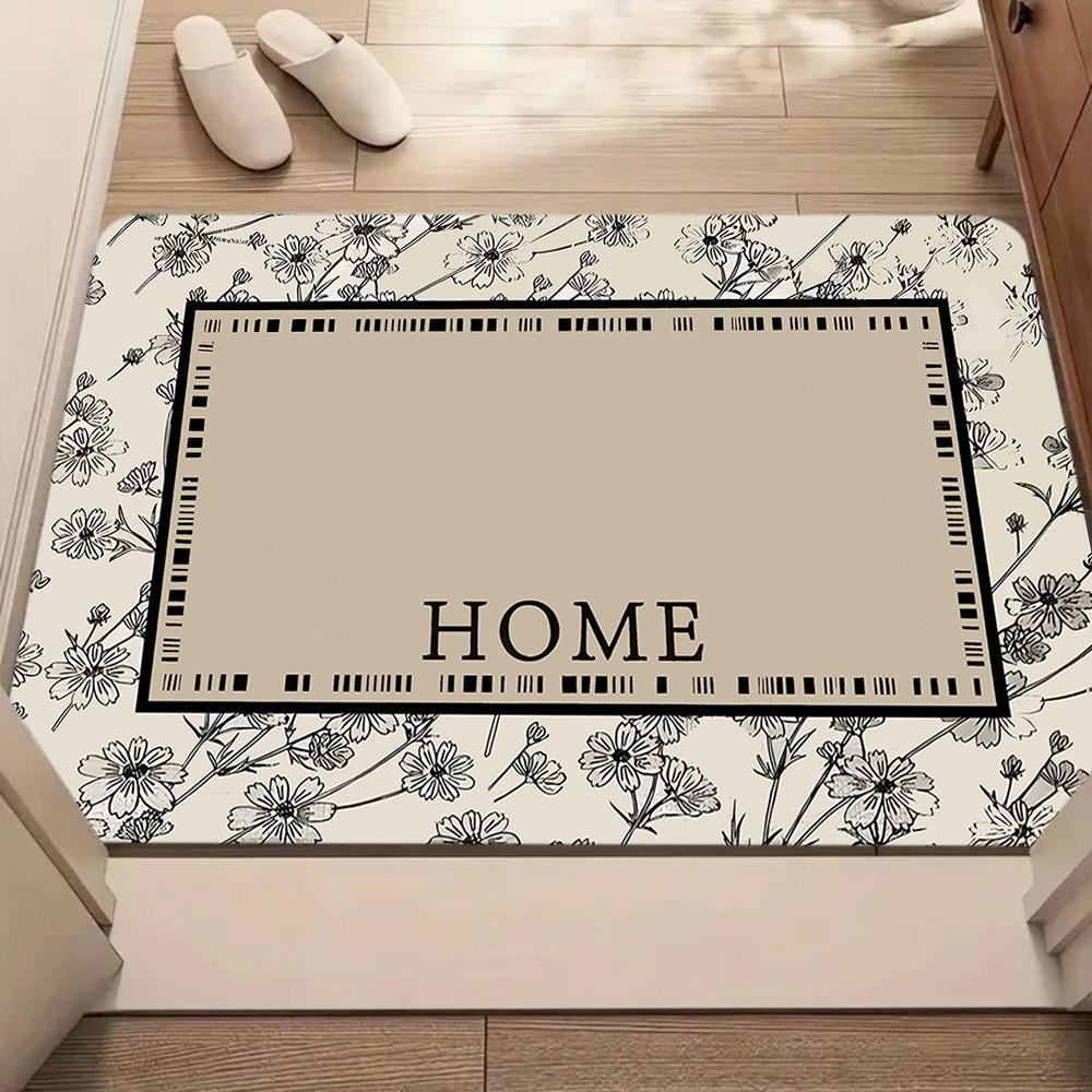 

Fashion Leopard Print Doormat Classic Stylish Leopard High Heel Design Mat Soft Non-slip Hallway Bedroom Kitchen Entrance Rug 40cm x 60cm