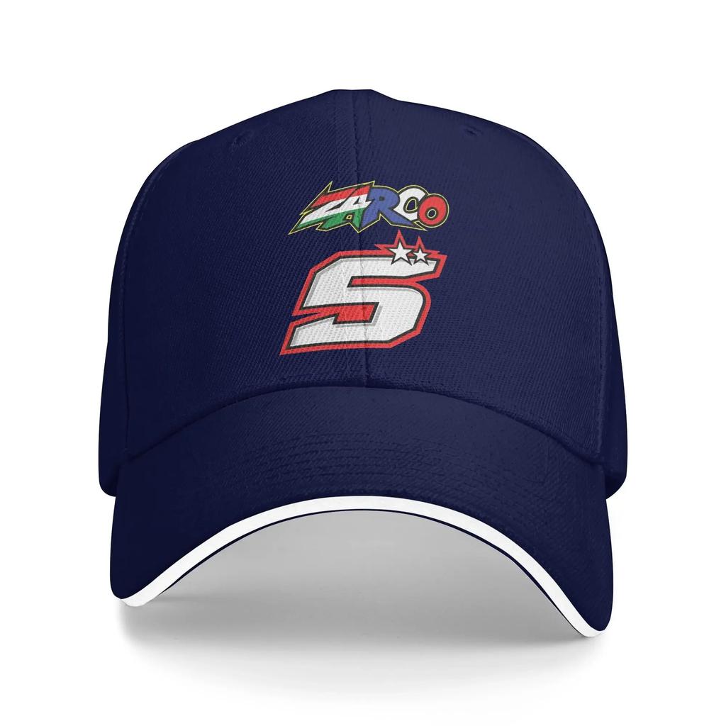 Summer 2025 No 5 Johann Zarco Moto Baseball Cap  Outdoor Gym Stylish Print Sun Hip Hop Hats Unisex-Teens High Quality Caps