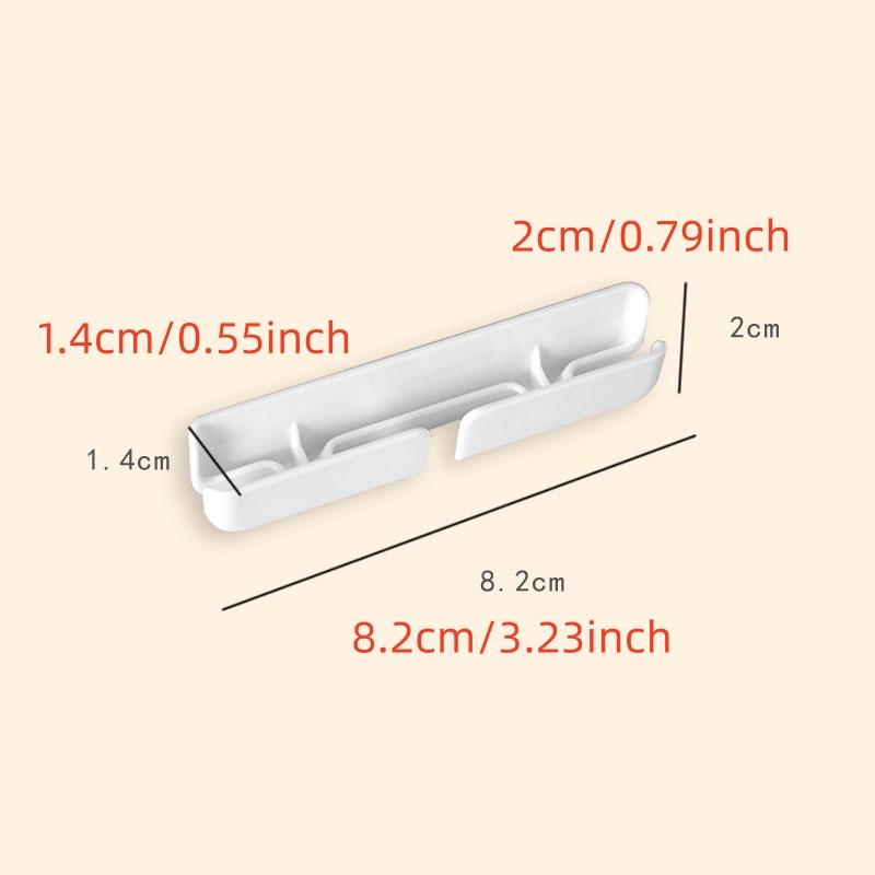Self-adhesive, no-drill cable organizer, wire clip for desktop data cable storage, car network cabling, and wire fixing