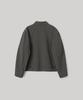 Another Office Soutien Collar Blouson (Charcoal)