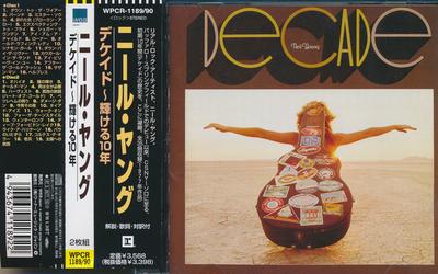 CD NEIL YOUNG - Decade WPCR118990 Reprise Records 1997 Japan Rock Used