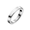 Titanium Steel 3mm Band Ring Women Men's Engagement Wedding Ring Silver Plated/Gold/Rose Gold/Black