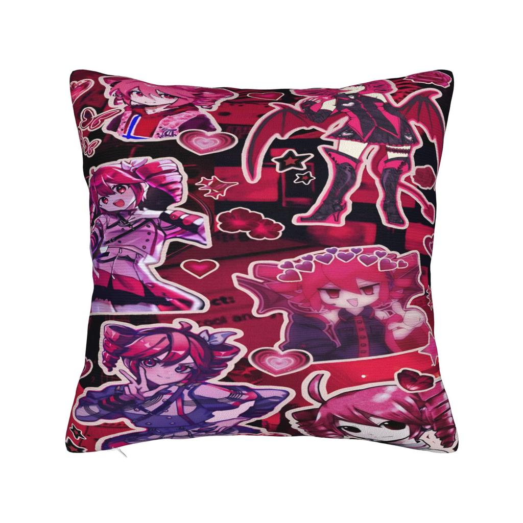Pearto Poteto Anime Kasane Teto Virtual Singer Pillow Cover Square Pillow Case Cushion Cover Pillowcases For Home Decoration