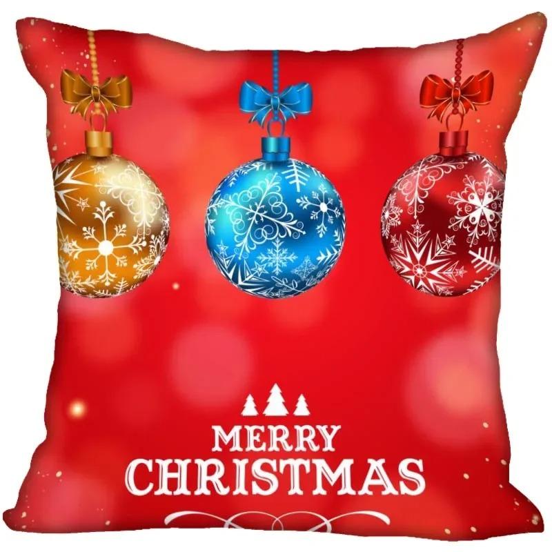 

Наволочки с рождественской тематикой Аксессуары для автомобиля Офис Санта-Клаус Гостиная Диван Домашние наволочки 40x40cm