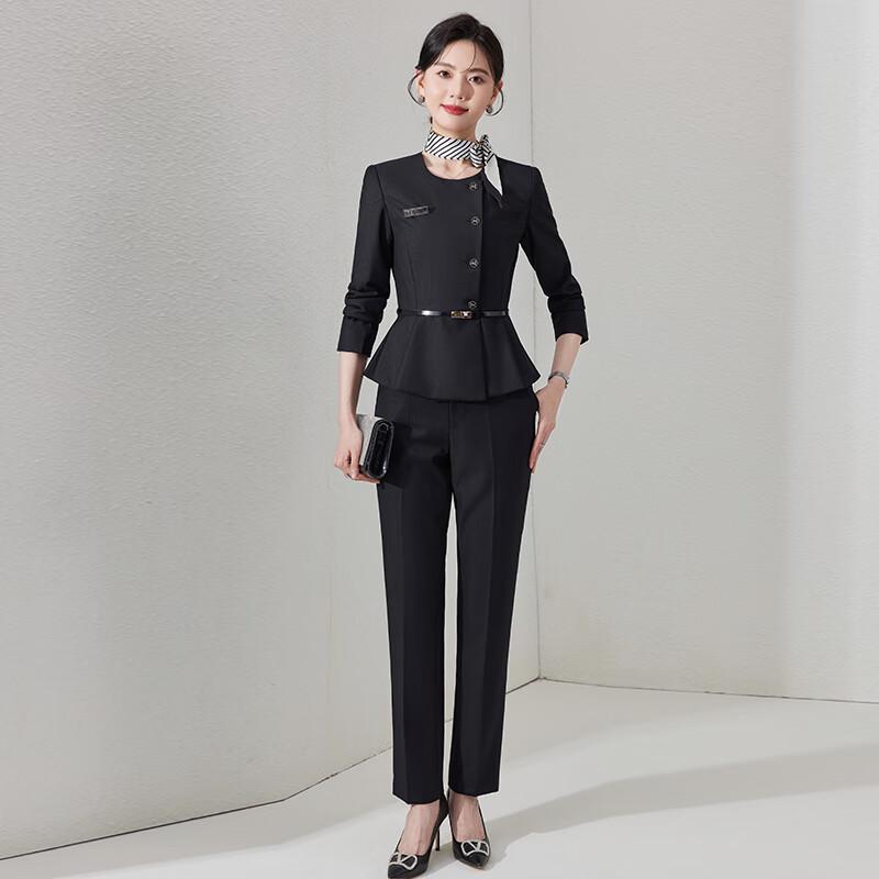 

Kaseyye Women s Professional Uniform Suit Set 2XL