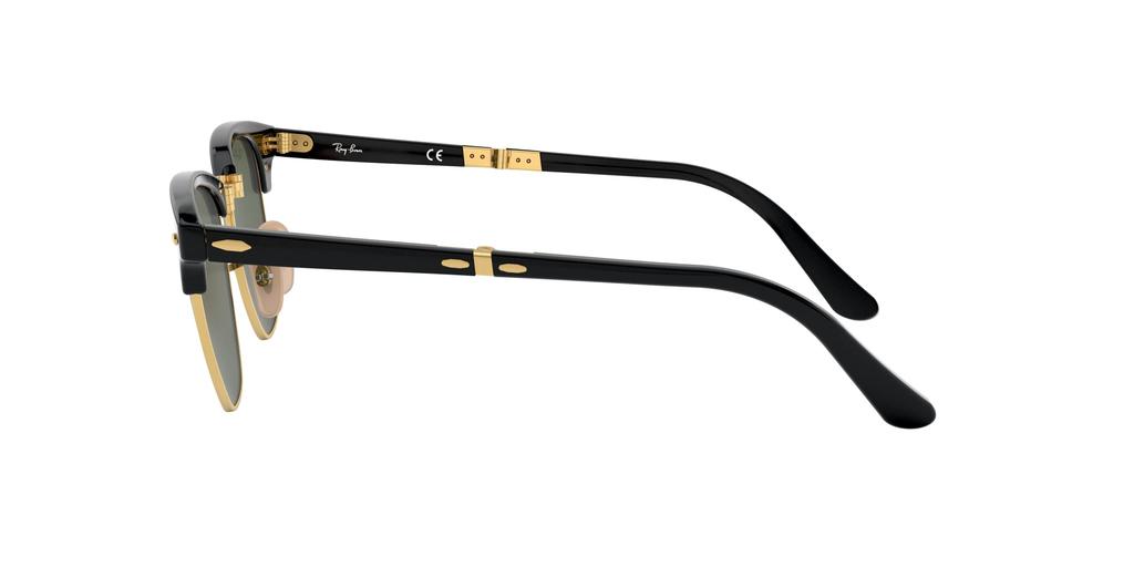 CLUBMASTER FOLDING 0RB2176 Ray-Ban Sunglasses, Black, 51,
