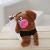 Funny Sausage Mouth Doll Keychain Cuteness Animal Plush Key Rings Decorative Key Accessory for Car Bag Decorating
