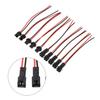 Long Lasting Durability 10PCS SM 2Pins 2P Female Male Connector Cables
