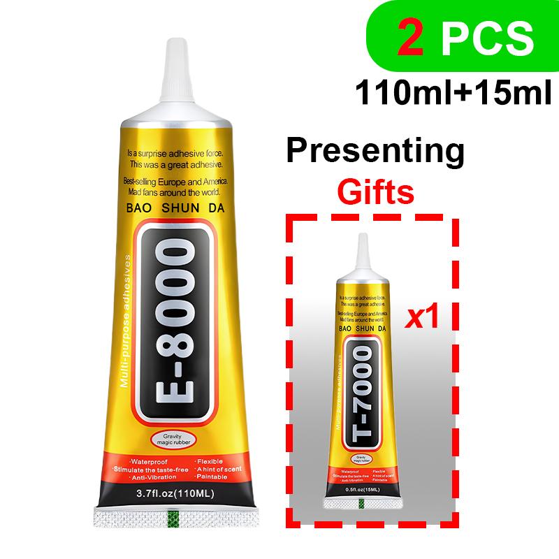 T7000/E8000 Mobile Phone Adhesive – Factory Direct, Buy One Get One Free. Ideal for schools, home DIY projects, jewellery, displays, toy mode