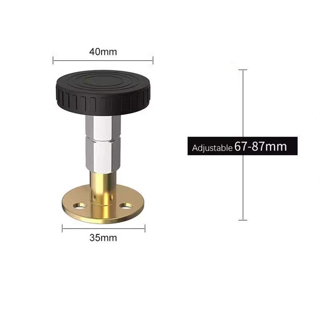4PCS Adjustable 28-110mm Threaded Bed Frame Heavy Duty Anti-Shake Tool Headboard Stoppers Telescopic Support Hardware Fasteners