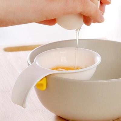 1pcs Egg Yolk Separator Divider Home DIY Protein Separation Tool White Sieve Plastic Egg Tools Gadget Kitchen Baking Accessory