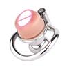 FRRK New 2024 Transvestite Series Chastity Lock Cock Cages Adult Sex Toy Stainless Steel Male Chastity Cage Men's Cock Locks