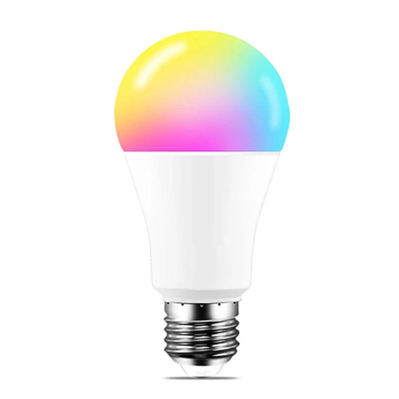 Zigbee Smart Bulb RGBCW, Alexa & Tuya Compatible, Dimmable & Color Adjustable, Five-Way Control Via Smart Life.