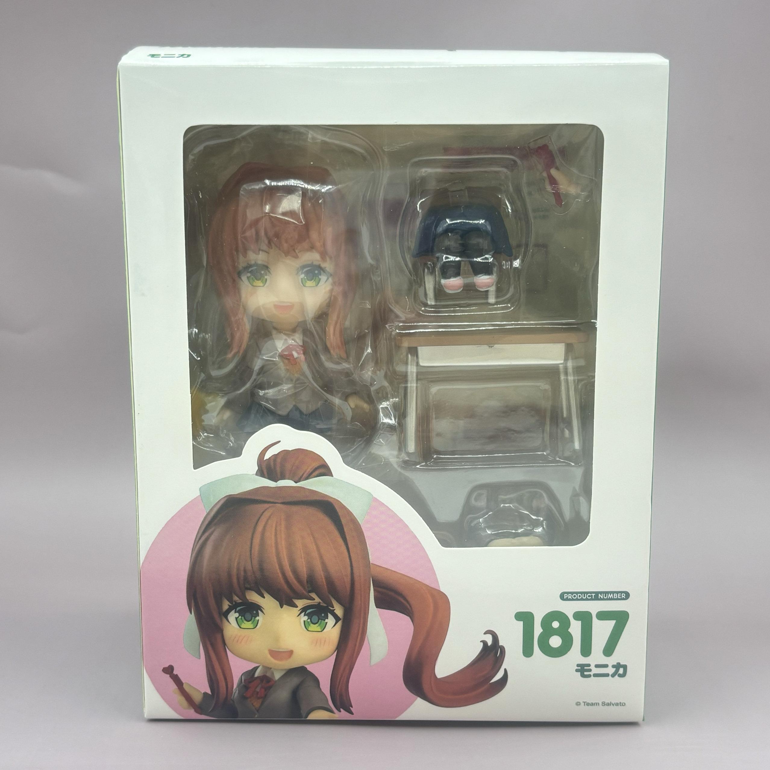 Anime Doki Doki Literature Club Monika #1817 Actiefiguren Q Versie Model Collectie Bureau Decoratie Speelgoed Kerstcadeaus