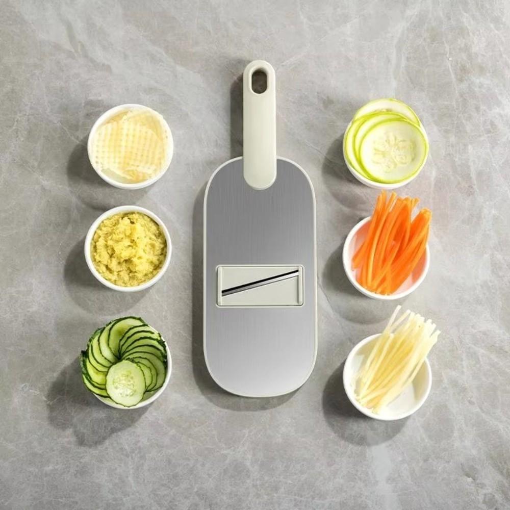 Effortless Kitchen Julienne Slicer Handheld Food Processor Space Saving Vegetable Cutter  Shredding