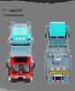 Cadywell 1:24 Garbage Sorting & Disposal Truck Model Toy, Alloy Material