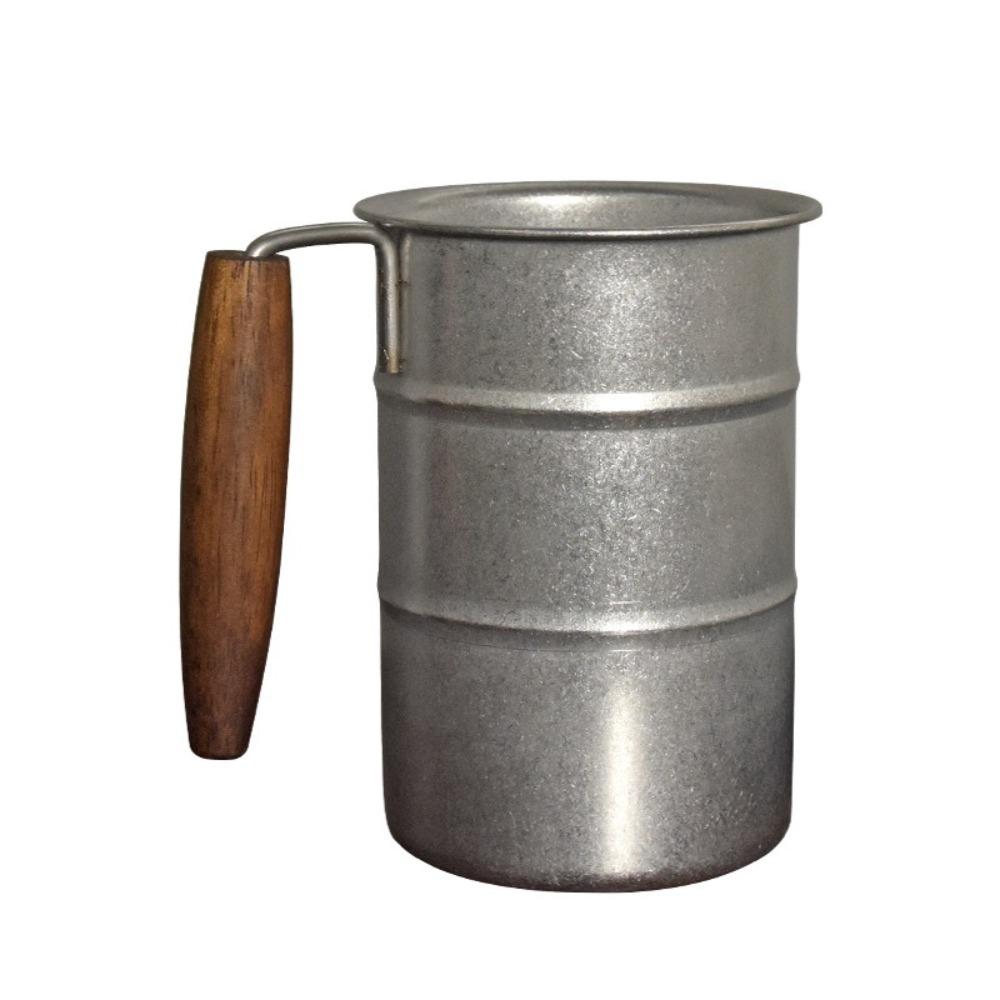 Stainless Steel Vintage Wine Mug Industrial Style Coffee Cup Durable Camping Cup  Camping